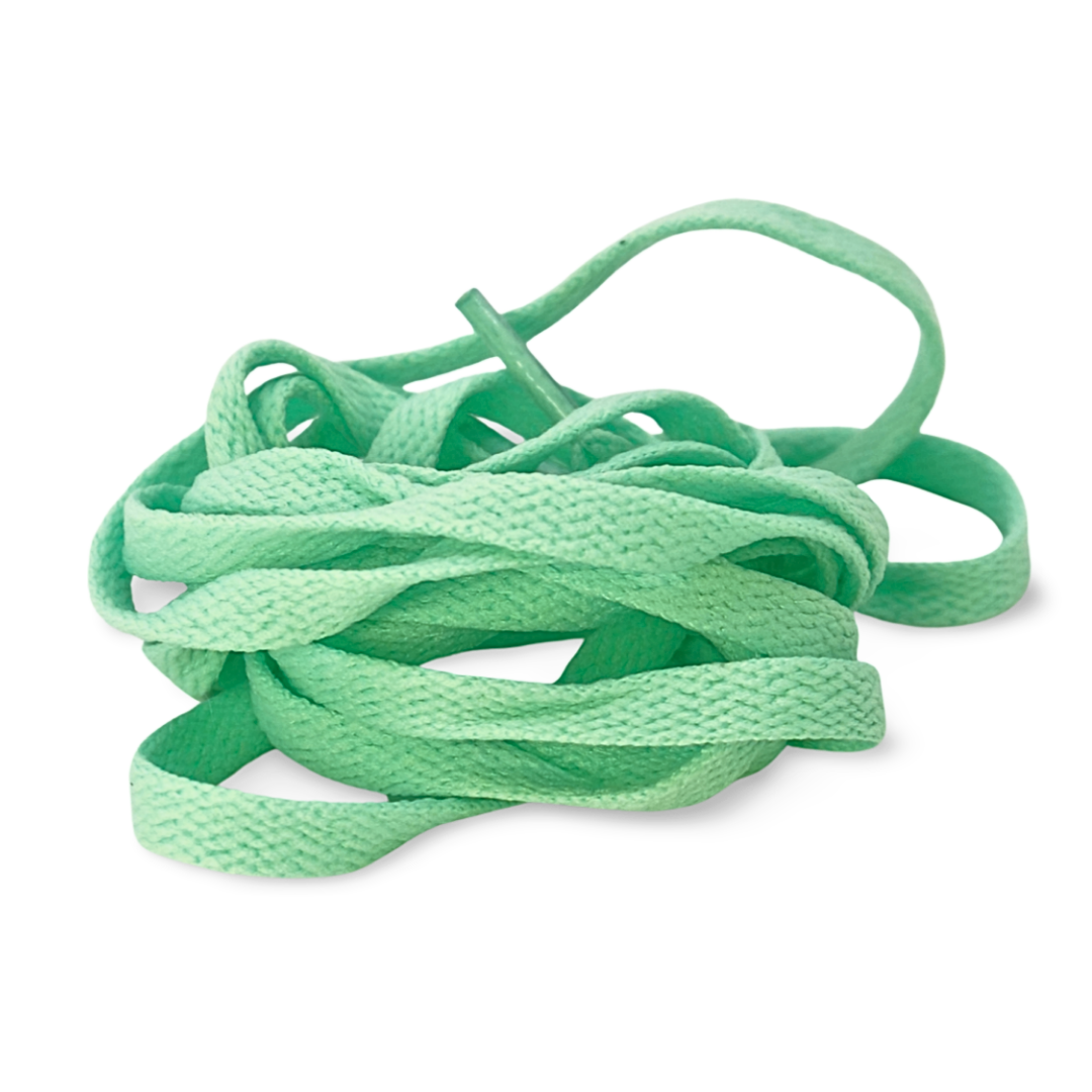 Ghost Green flat laces