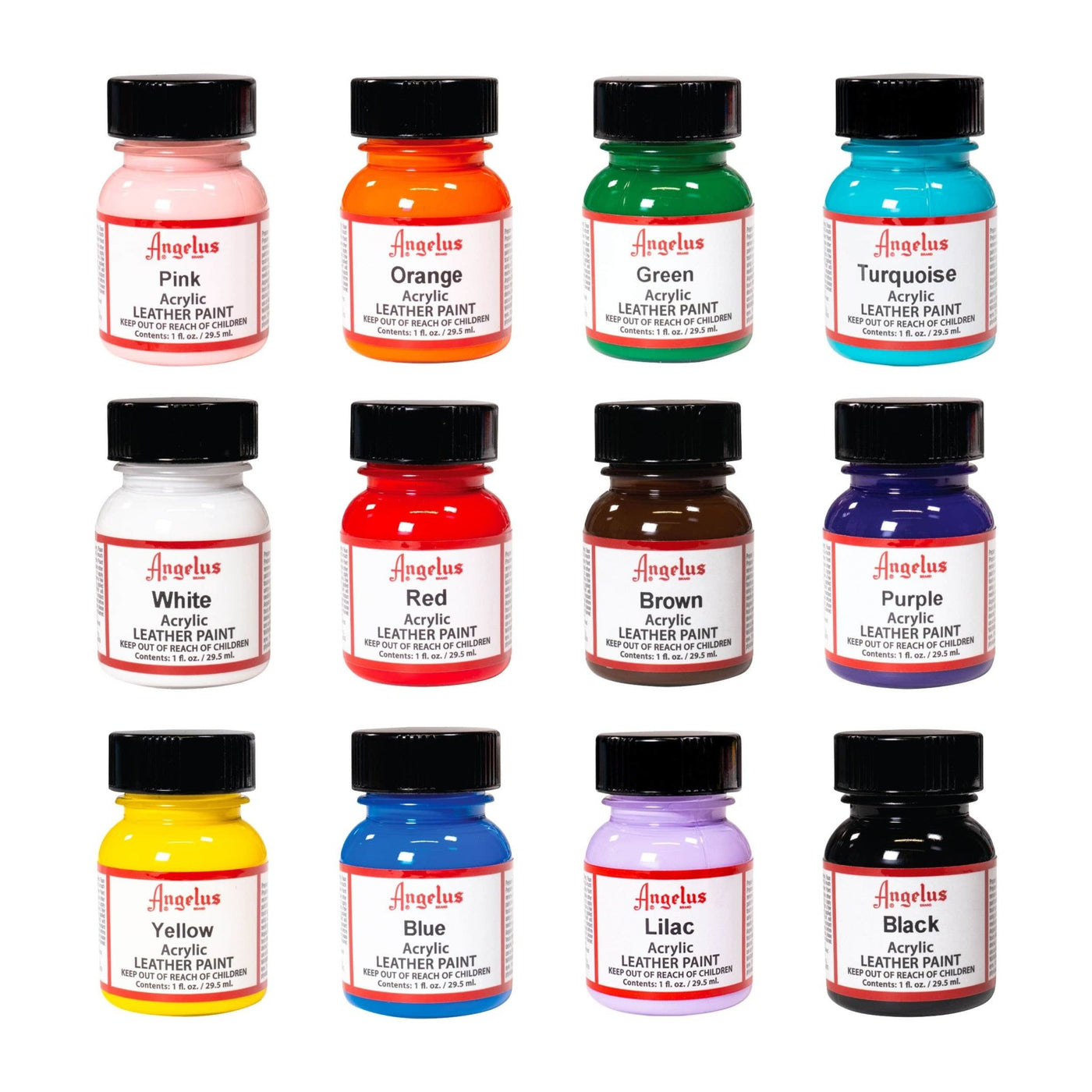Angelus Acrylic Leather Paint - Le kit Best Seller