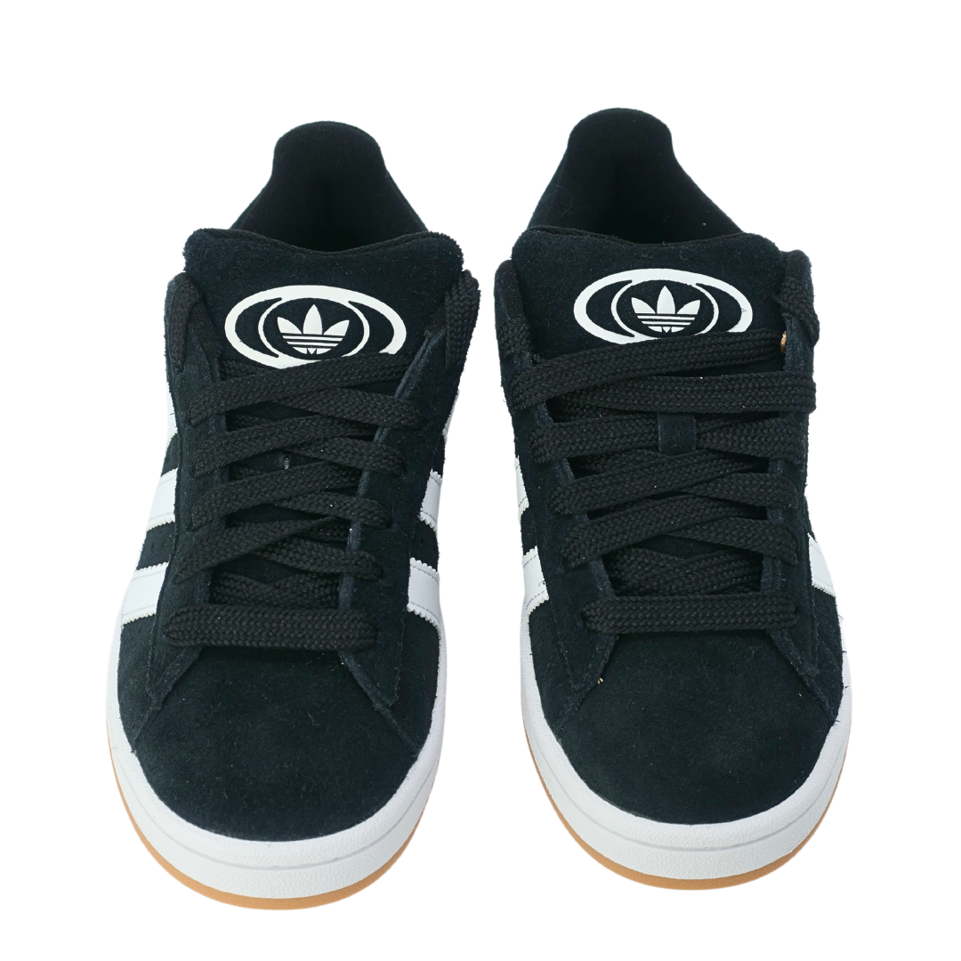 Adidas Campus 00s Core Black/Cloud White Junior with extra laces