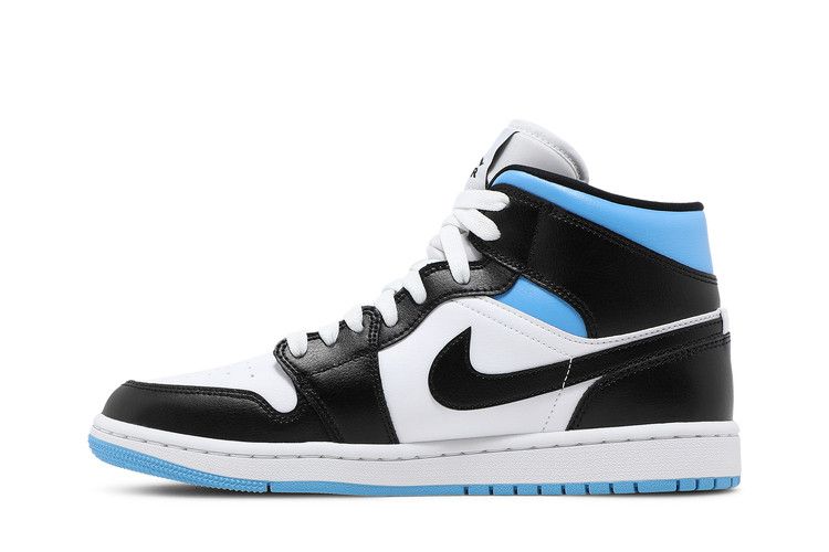 Nike Air Jordan 1 Mid University Blue Black - BQ6472-102