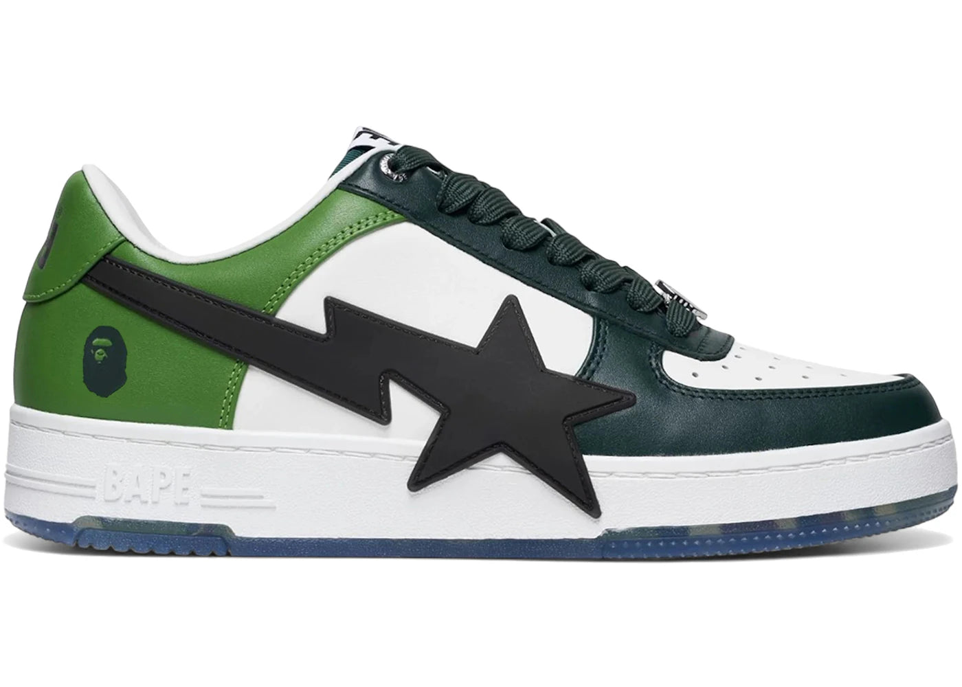 A Bathing Ape Bape Sta OS Dark Green - 1K80-291-309/1K80-191-309/001FWK801309M-GRN