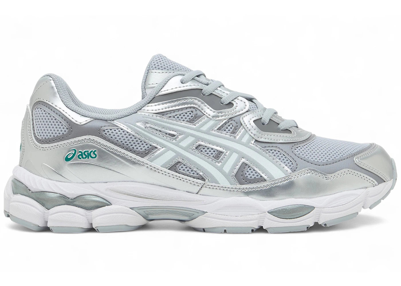 ASICS Gel-NYC Silver Piedmont Grey White Aqua - 1203A804-020