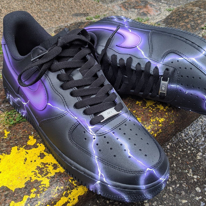 Lightning Purple Custom Sneakers