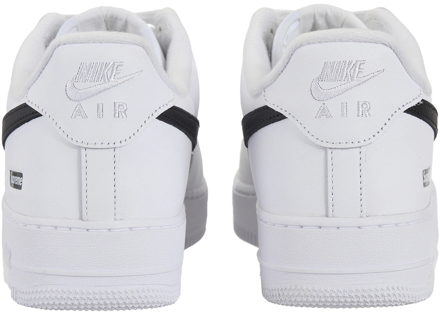 Nike Air Force 1 Low Supreme White Black - CU9225-102